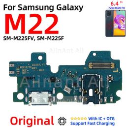 Dock USB Charger Board Connector Charging Port Flex Cable For Samsung Galaxy M01 M01s M02 M02s M04 M10 M10s M11 M12 M13 M13 M14