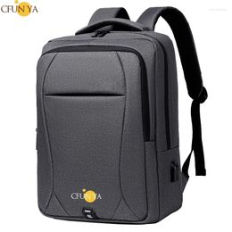Backpack CFUN YA Luxury Business Backpacks Men USB 15.6 Inch Laptop Bags Multifunctional Male Rucksack Travel Bag Pack Student Schoolbag