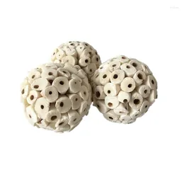 Other Bird Supplies 3 Pack Chewing Toy Natural Sola Ball Parrot Foraging For Finch Cockatiel African Grey Gerbil Small