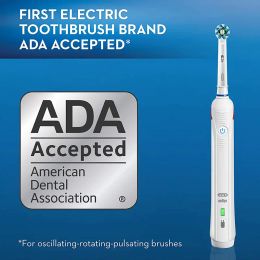 Oral-B Electric Toothbrush Pro4000 3D Deep Teeth Clean 4 Mode Visible Pressure Sensor Timer Rechargeable Brush +4/8 Gift Refills