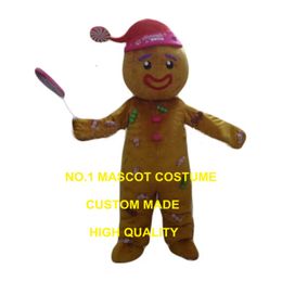 mascot costume factory wholesale new hot sale Christmas gingerbread man gingernut theme anime costumes 2849 Mascot Costumes