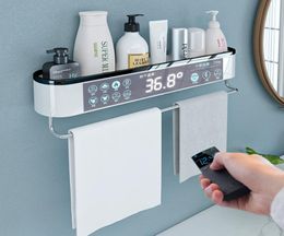 MICCK Bathroom Shelf Shampoo Shower Shelves Wall Mounted For Toilet Waterproof Bath Organiser Cosmetic Shelf Bathroom Towel Rack Y5247782