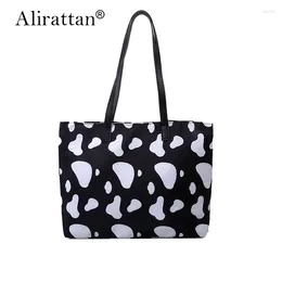Bag Alirattan Cow Colour Oxford Fashion Messenger Lady Shopping Large Capacity Casual Handbag Simple Coin Purse