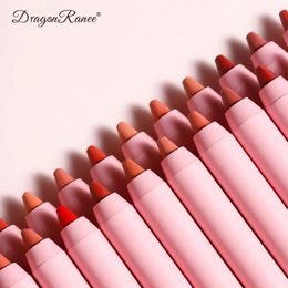 Lip Liner Pen Velvet Matte Lipstick Waterproof Lipliner Beauty Cosmetics Pencil Contour Set 240521