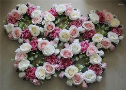 Decorative Flowers SPR !Bride Headband Wedding Rose Flower Wreath Party Floral Garlands Accessories