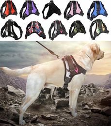 Dog Harness Pet Cat Adjustable Leashes with Leash Reflective Breathable for Small and Large DogHarness Vest Pets Supplies WLL6183878560