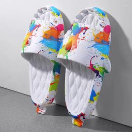 Slippers Soft Fish Home Bathroom Cool Feeling Lovers Wear Anti-slip Outside Female Summer Mens Woman Rainbow
