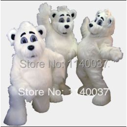 3 white bears mascot custom anime kit mascotte theme fancy dress carnival costume Mascot Costumes