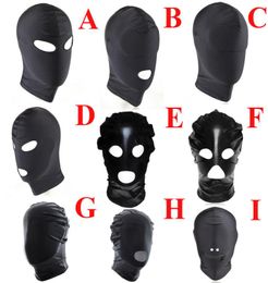Cosplay Head MaskFetish Unisex BDSM Hood Mask BlindfoldedBDSM Restraints BondageHalloween Adult Sex Toys For Couple C181127015400574