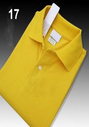 High Quality Crocodile Polo Shirt Men Solid Wash Water Cotton Shorts Summer Homme Tshirts Mens Polos Shirts Poloshirt L076470262