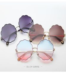 Sunglasses Women Round Floral Glasses 2022 Arrival Shades For Vintage Pink Sexy Woman 2022Sunglasses4568100
