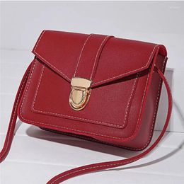 Shoulder Bags Fashion Leather Messenger Bag For Girl Ladies Phone Purse Small Crossbody Women