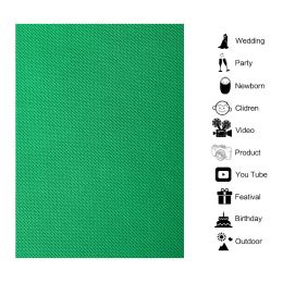 1.6Mx2M/3M/4M Photography Photo Studio Simple Background Backdrop Non-woven Solid Colour Green Screen Chromakey 10 Colour Cloth