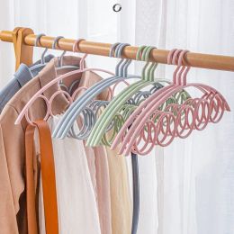 Shawl Scarf Hanger Belt Tie 5 Ring Rack Organiser Holder Hook Display Hanger 41*23cm