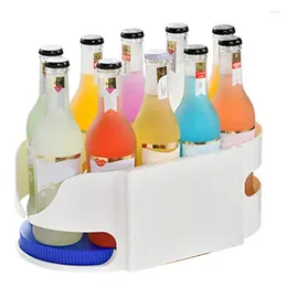 Storage Bottles Spice Rack Organiser Countertop Box Turntable 360 Degree Rotation Kitchen Cabinet Salt Bottle Holder Shelf