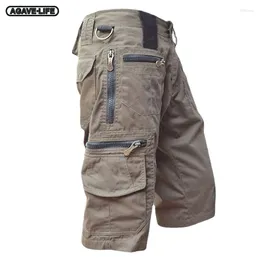 Men's Shorts Camouflage Tactical Army Military Cargo Short Pants Men Cotton Loose Tooling Casual Trousers Size S-5XL