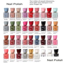 Nail Polish 14Ml Quick Drying Without Lamp Glitter Sequin Varnish Diy Art Design Gel Lasting Waterproof Lacquer 230802 Drop Delivery H Otda9