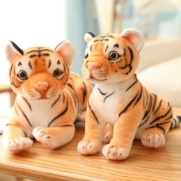 Stuffed Plush Animals Nice Hot 3 Postures Stuffed Lifelike Tiger Plush Toy Simulation Cute Doll Animal Pet Toys For Children Home Decor Baby Gift