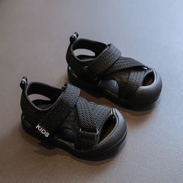 Baby Boys Sandals Summer Toddlers Walking Shoes Soft Sole Anti Slip Girls Shoes Infant Mesh Cool Shoes Childrens Sandals 240518