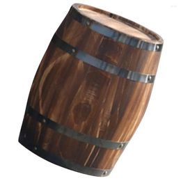 Garden Decorations Decor Whiskey Barrel Craft Decoration Vintage Wooden Artistic Ornament Floor Drop Delivery Home Patio Lawn Dhtik