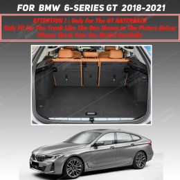 Car trunk mat for BMW 6 series GT G32 2018 2019 2020 2021 cargo liner carpet interior accessories cover