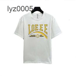 Designer Men's American Hot Selling Summer T-shirt Season New Daily Casual Letter Printed Pure Cotton Top 1MFA