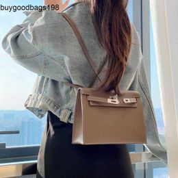 KY Backpack Bags Kelis Designer Bag Swift Top Layer Cowhide Dance Highend Leather One Shoulder Crossbody Fashionable and Versatile Double for Women rj