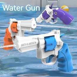 Sand Play Water Fun Gun Toys 2024 summer water gun non electric pistol high-pressure full-automatic shooting beach water spray toy gun WX5.22