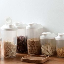 Storage Bottles Case Cereal Holder Organiser Food Container Household Grain Box Flour Saving Bucket Sealed Can Kitchen Supplies