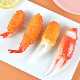 Decorative Flowers Artificial Foods Shrimp Legs PVC Children Simulation Toy Food Model El Furnishings Fake Realistic Kids Birthday Gift