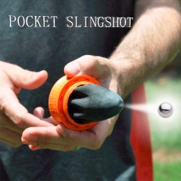 EDC Self Defense Slingshot Hammer Shot Rack Ring Soft Elastic Latex Sleeves Outdoor Pouches Hunting Self Defense GEAR