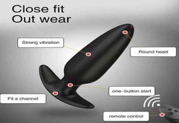Nxy Vibrators Small Vibrator Anal Plug Vibrating Butt Prostate Massager Sex Toys for Men Women Mini Remote Control 01266341240