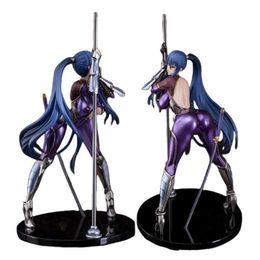 Action Toy Figures 25CM Queen Ted Anti-Demon Ninja Yukikaze Rinko Akiyama Anime Figure Girl Pole Dance PVC Action Figure Toys Collection Model Doll T240521