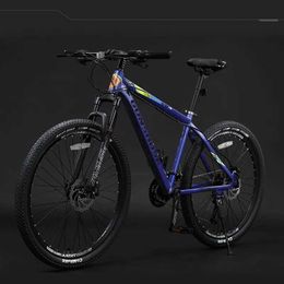 Bikes 29 inch mountain bike aluminum alloy frame 30S hydraulic disc brake MTB road bike shock absorber 24/27/30 speed 26 27.5 inches Q240523