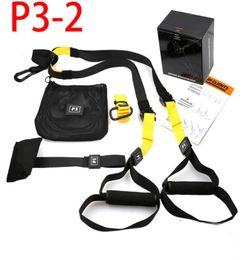 2020 P32 Resistance Bands Fitness Hanging Belt Training Gym workout Suspension Exercise Pull rope Stretching Elastic Straps2292119