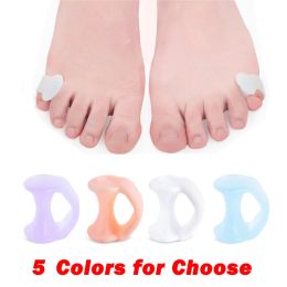 Pexmen 2Pcs Gel Toe Separator Pinky Toe Spacers Little Toe Cushions for Preventing Rubbing Relieve Pressure Foot Care Tool