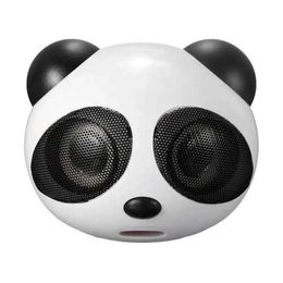 Portable Speakers Panda Desktop Laptop Cartoon Audio Multimedia Desktop Mini Speaker Office Home Entertainment Subwoofer S2452402
