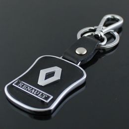 5pcs lot New Renault car logo key chain Metal key chain 3D promotional trinket car accessories keyrings 244Q