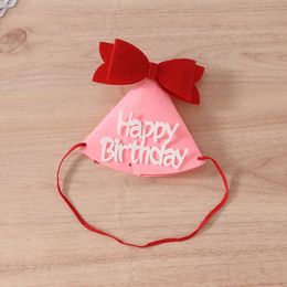 0-18M Princess Baby Girls Birthday Romper Dress Hats 2pcs Sleeveless Letter Embroidery Tie-Up Star Mesh Tulle Jumpsuit