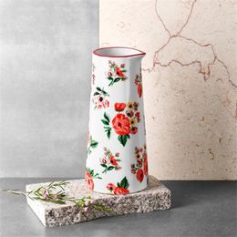 Vases Custom American Ceramic Vase Home Decoration Furnishing Art Bottle Office Household