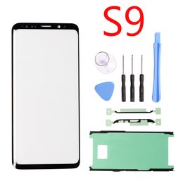 1pcs For Samsung Galaxy S8 S9 G960 S9 Plus S10 Note 8 9 10 20 Plus Front Outer Touch Screen Glass Lens Replacement parts