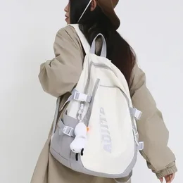 Backpack 2024 Women School Nylon Bagpack Female Fashion Rucksack Ladies Travel Backpacks Korean Back Pack Mochila Laptop Bags