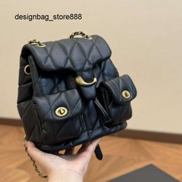 Luxury Brand Handbag Designer Women's Bag Womens May New Small Backpack Quilted Single Shoulder Bag Chain Square RHQ4