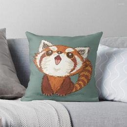 Pillow Red Panda Happy Throw Luxury Living Room Decorative S Sofa Covers For