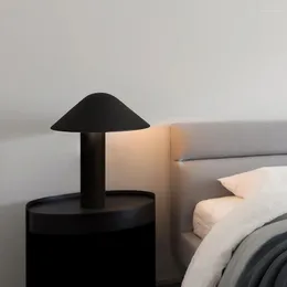 Table Lamps Nordic Bedside Lighting Modern Minimalist Bedroom Study Creative Villa Model Room Warm And Romantic Black