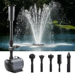 Garden Decorations Ountain For Pools Water Fountain Pump Stainless Steel F With 3 Nozzles Pond Waterfall Submersible And Filter Kit