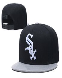 2020 New White Sox Men and Women Adjustable Bone Hiphop Snapback Caps Embroidery printing Snap back Baseball Cap hats5662395