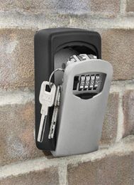 Outdoor security password key box box decoration home wall - mounted company metal password storage3464956