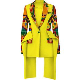 Mode African Print Top Jacke für Frauen Bazin Riche Top Jacke 100% Cotton Dashiki Frauen Afrikanische Kleidung WY3935