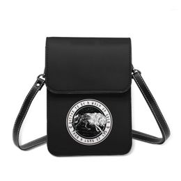 Evening Bags Teen Wolf Shoulder Bag Streetwear Woman Mobile Phone Gift Retro Leather 2425